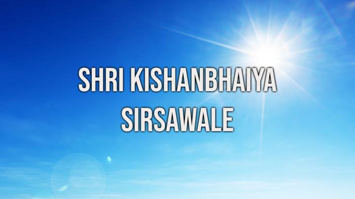 Shri Kishanbhaiya Sirsawale on JioTV