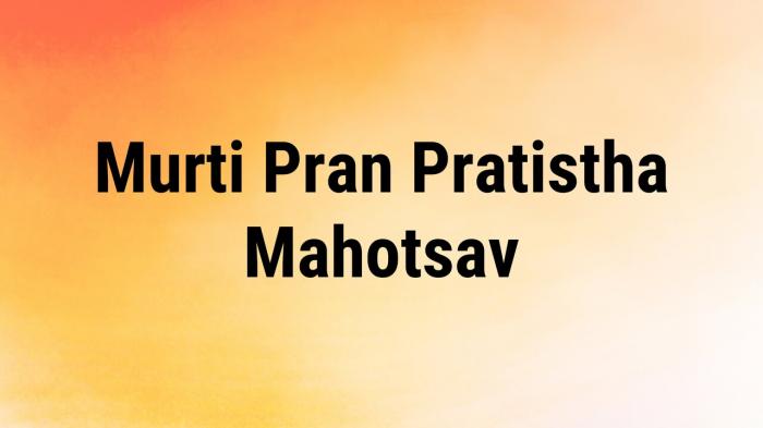 Murti Pran Pratistha Mahotsav on JioTV