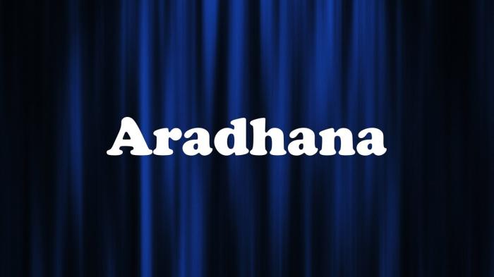 Aradhana on JioTV