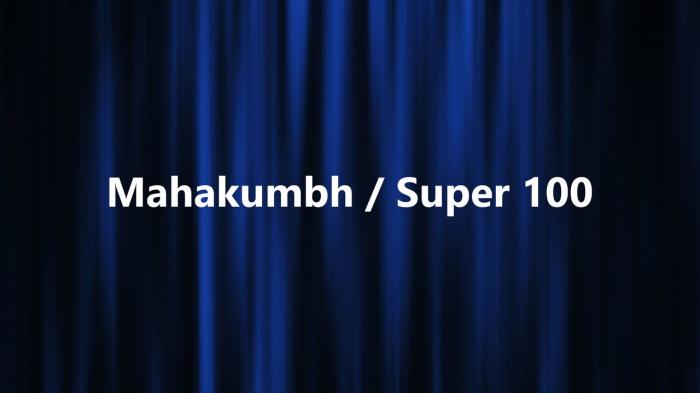 Mahakumbh / Super 100 on JioTV