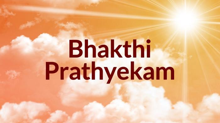 Bhakthi Prathyekam on JioTV