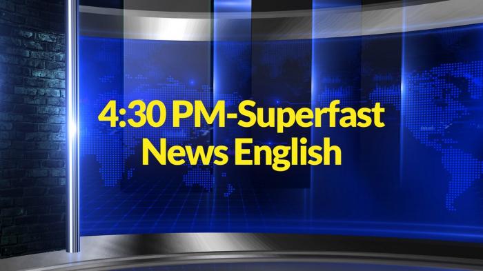 4:30 PM-Superfast News English on JioTV