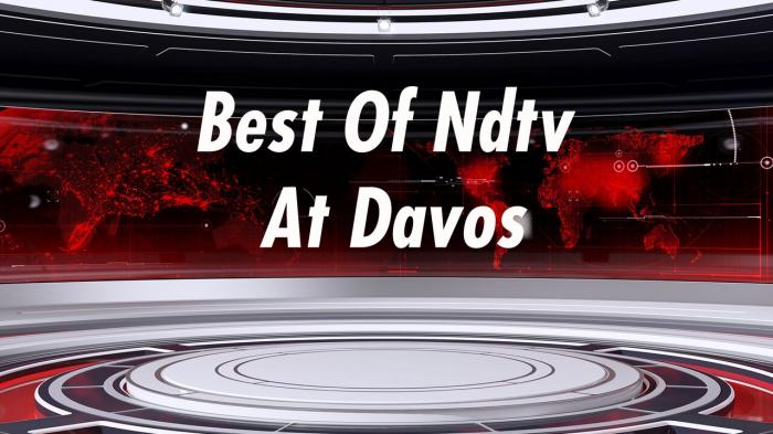 Best Of Ndtv At Davos on JioTV