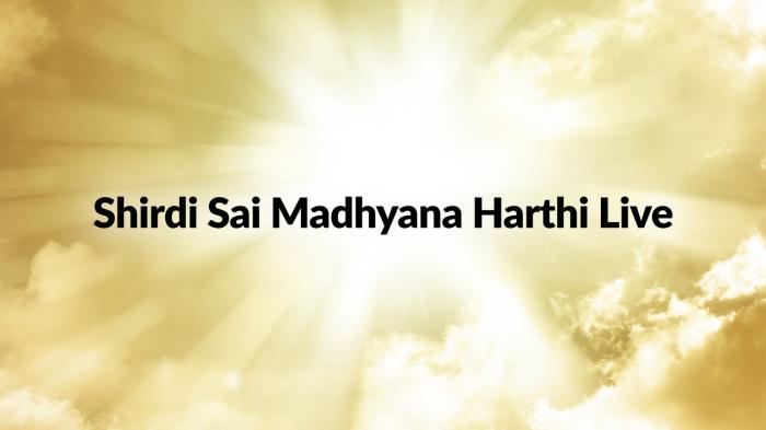 Shirdi Sai Madhyana Harthi Live on JioTV