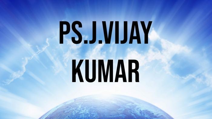 PS.J.Vijay Kumar on JioTV