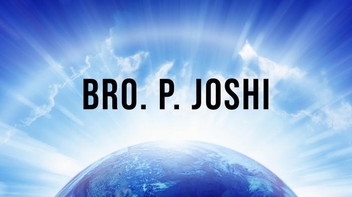 Bro. P. Joshi on JioTV