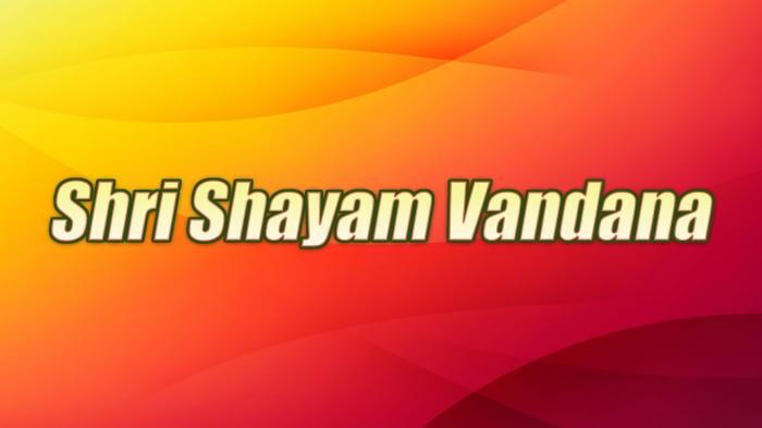 Shri Shayam Vandana on JioTV