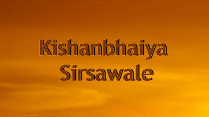 Kishanbhaiya Sirsawale on JioTV