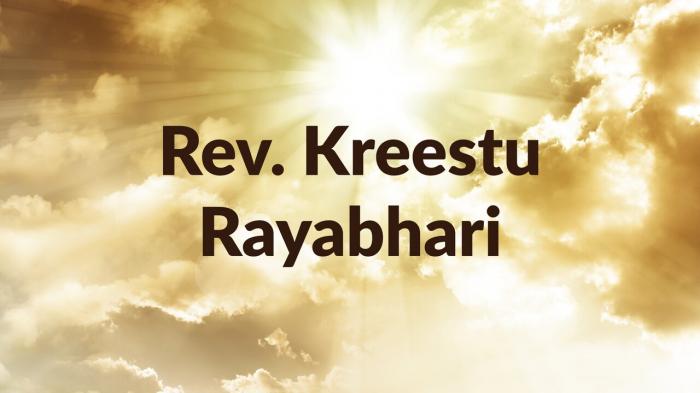 Rev. Kreestu Rayabhari on JioTV