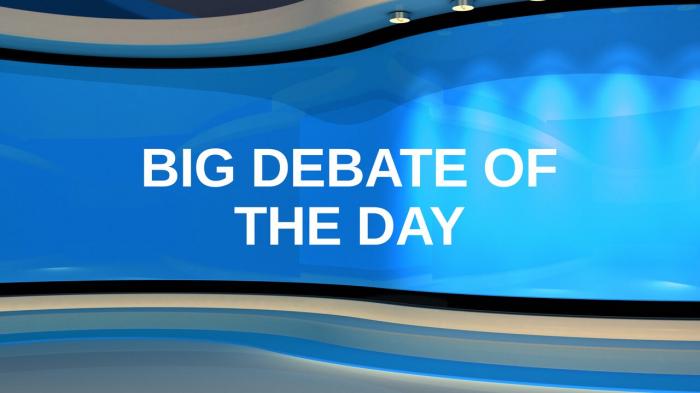 Big Debate Of The Day on JioTV