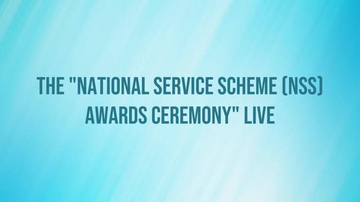 The &quot;National Service Scheme (NSS) Awards Ceremony&quot; Live on JioTV