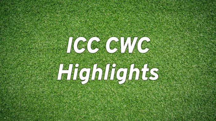 ICC CWC Highlights on JioTV