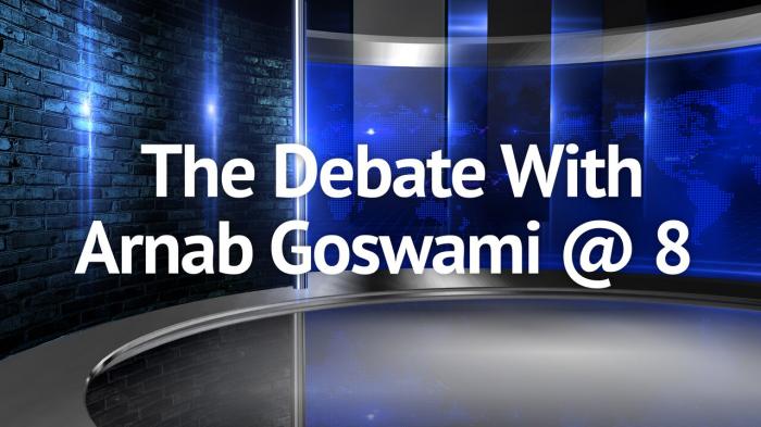 The Debate With Arnab Goswami @ 8 on JioTV