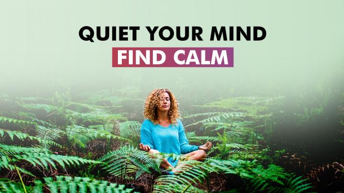Quiet Your Mind Find Calm on JioTV