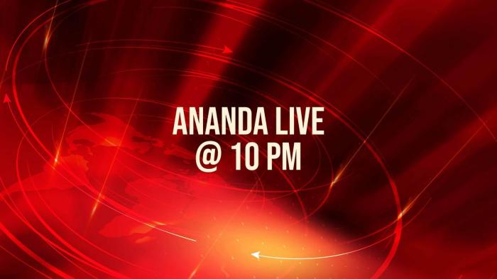 Ananda Live @ 10 Pm Live on JioTV