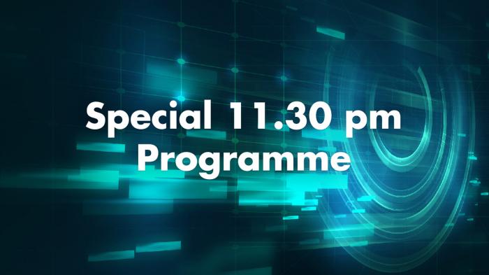 Special 11.30 pm Programme on JioTV