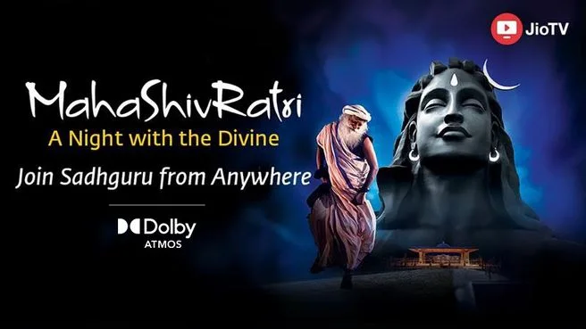 LIVE : MahaShivRatri | A Night with the Divine 2026 on Sadhguru Television Dolby