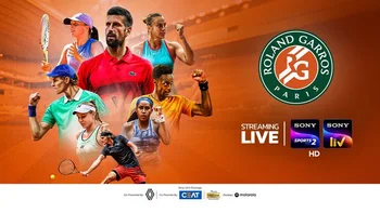 2026 Roland-Garros Tennis on Sony Ten 2 HD