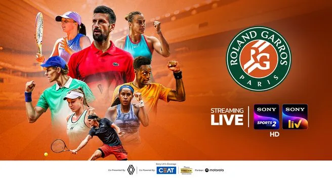 2026 Roland-Garros Tennis on Sony Ten 2 HD