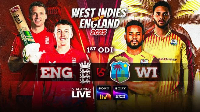 Upcoming - West Indies Tour of England 2025 on Sony Ten 1 HD