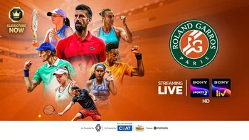 2026 Roland-Garros Tennis on Sony Ten 2 HD