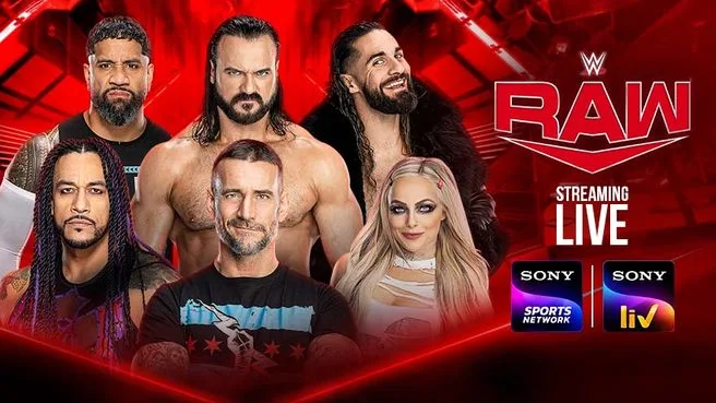 WWE Raw Live on Sony Ten 1 HD