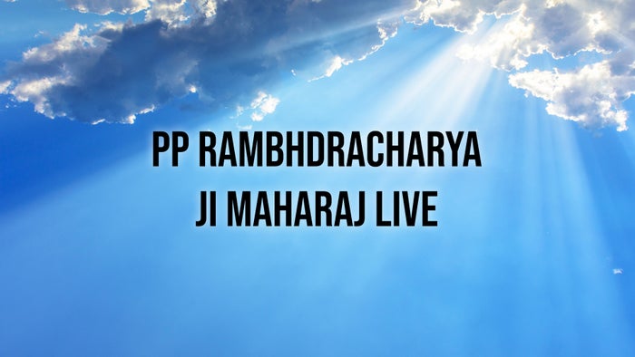 PP Rambhdracharya Ji Maharaj Live on JioTV