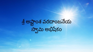 Sri Astamsa Varadanjaneya Swamy Abishekam on ETV Life - past program