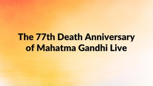 The 77th Death Anniversary of Mahatma Gandhi Live on DD bharati