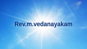 Rev.M.Vedanayakam on Aradhana TV