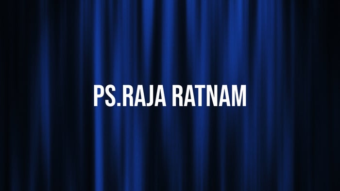 Ps.Raja Ratnam on JioTV