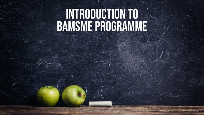 Introduction To Bamsme Programme on JioTV