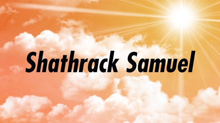Shathrack Samuel on JioTV
