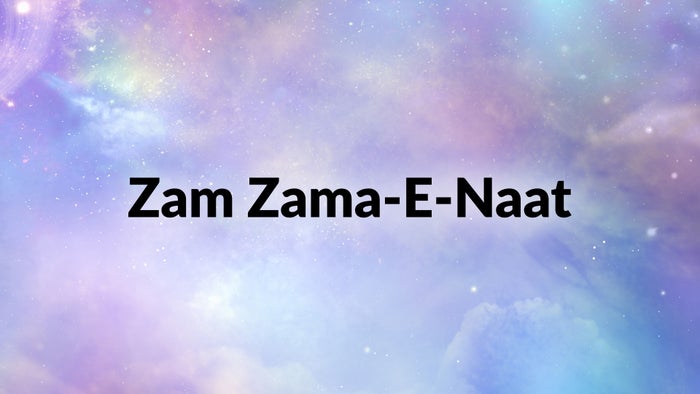 Zam Zama-E-Naat on JioTV