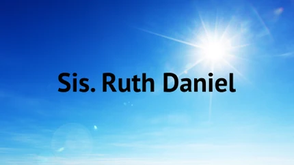 Sis. Ruth Daniel on Nambikkai
