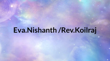 Eva.Nishanth /Rev.Koilraj on Nambikkai