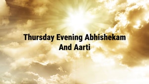 Thursday Evening Abhishekam And Aarti on Sri Naga Sai Mandir - past program
