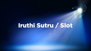 Iruthi Sutru / Slot on Moon TV - past program