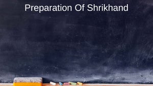 Preparation Of Shrikhand on DD Gyandarshan - past program