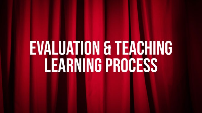 Evaluation & Teaching Learning Process on JioTV