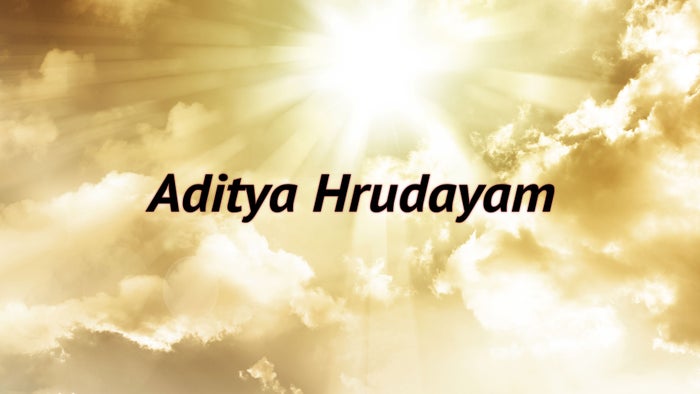 Aditya Hrudayam on JioTV