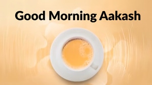 Good Morning Aakash on Aakash Aath - past program