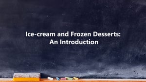 Ice-cream and Frozen Desserts: An Introduction on DD Gyandarshan - past program