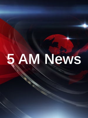 5 AM News on TV 5 News - past program