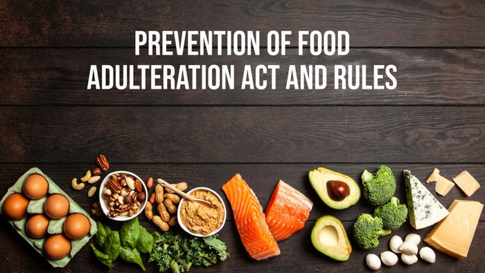 Prevention of Food Adulteration Act and Rules on JioTV