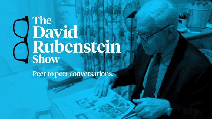 The David Rubenstein Show: Peer to Peer Conversations Episode No.20 on JioTV