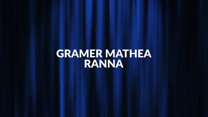 Gramer Mathea Ranna on JioTV