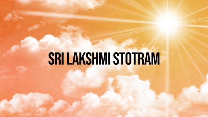 Sri Lakshmi Stotram on JioTV