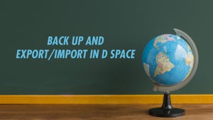Back Up And Export/Import In D Space on DD Gyandarshan - future program