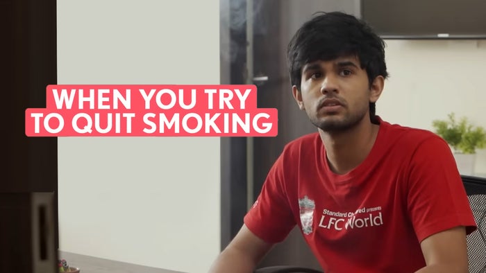 When You Try To Quit Smoking on JioTV